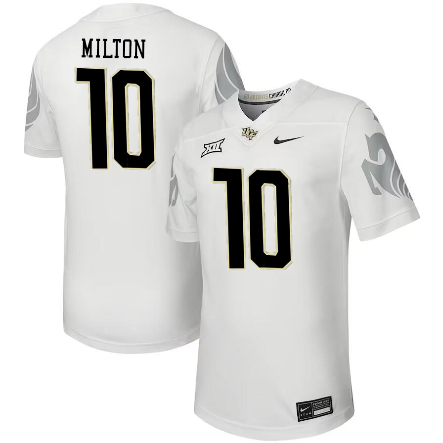 #10 McKenzie Milton UCF Knights Jerseys Football Stitched-White